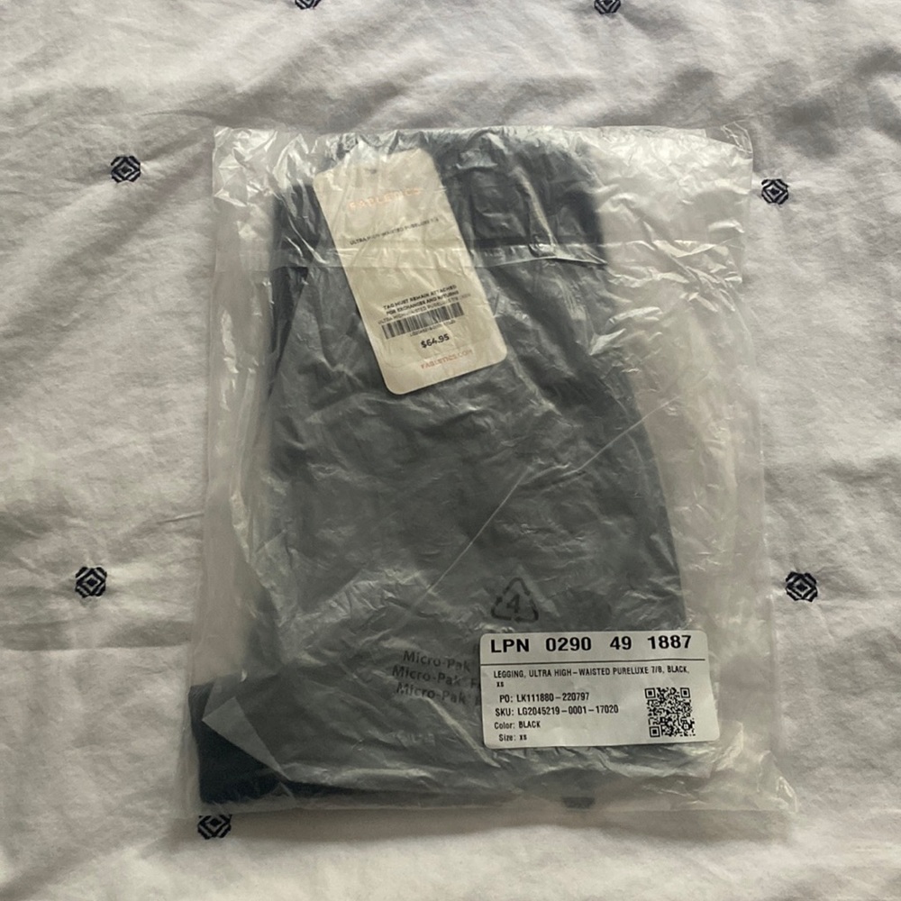 Fabletics leggings size xs